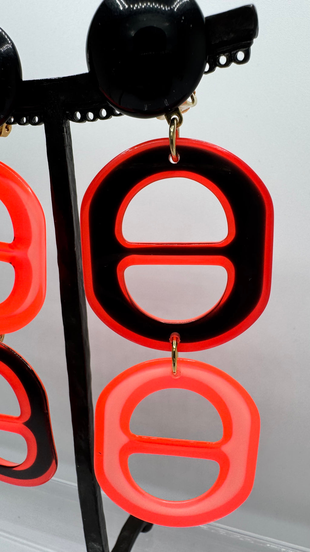 Boucles d’oreilles à clips, longue, légère