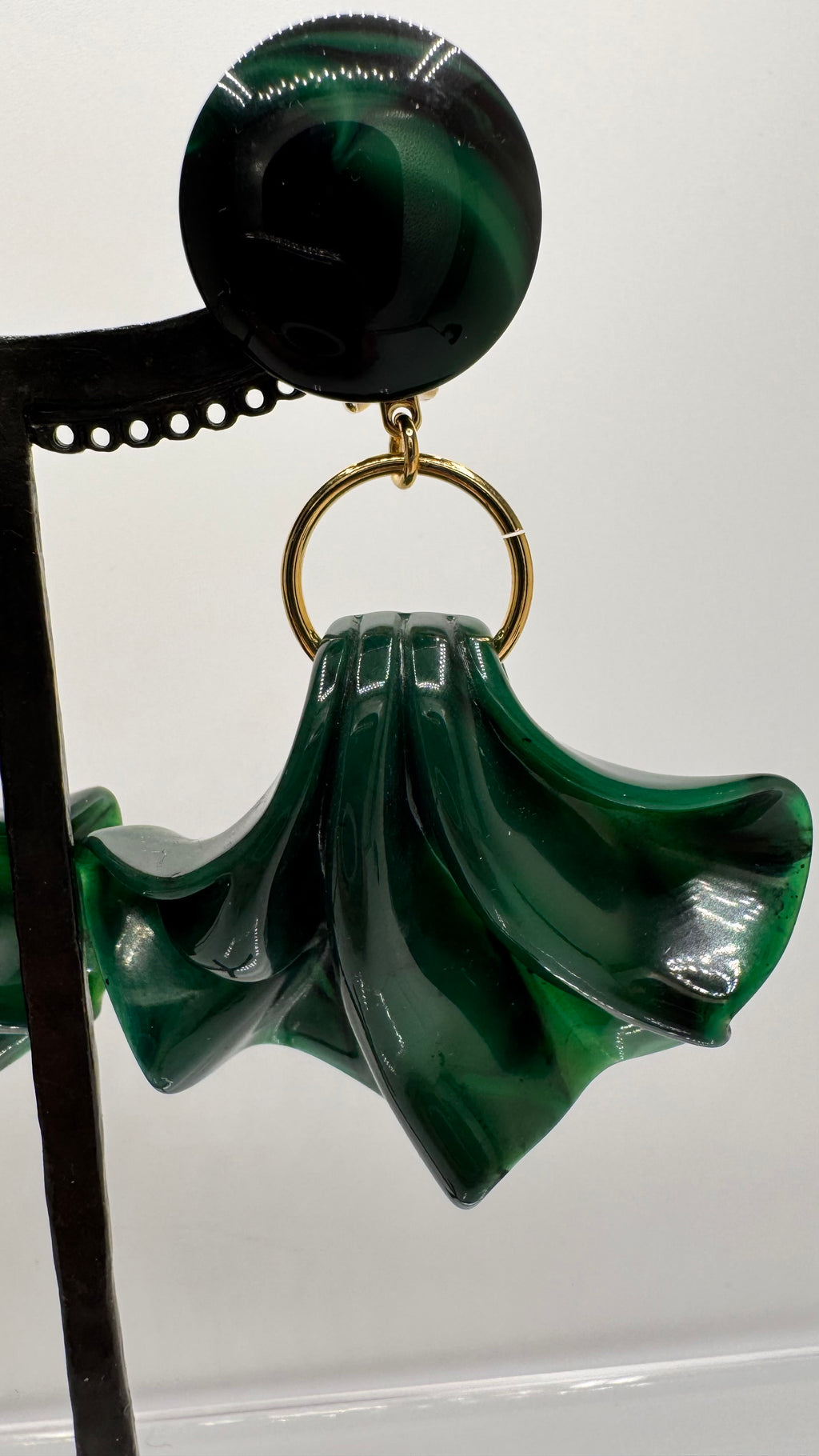 Boucles d’oreilles à clips, modèle Amélia, taille moyenne