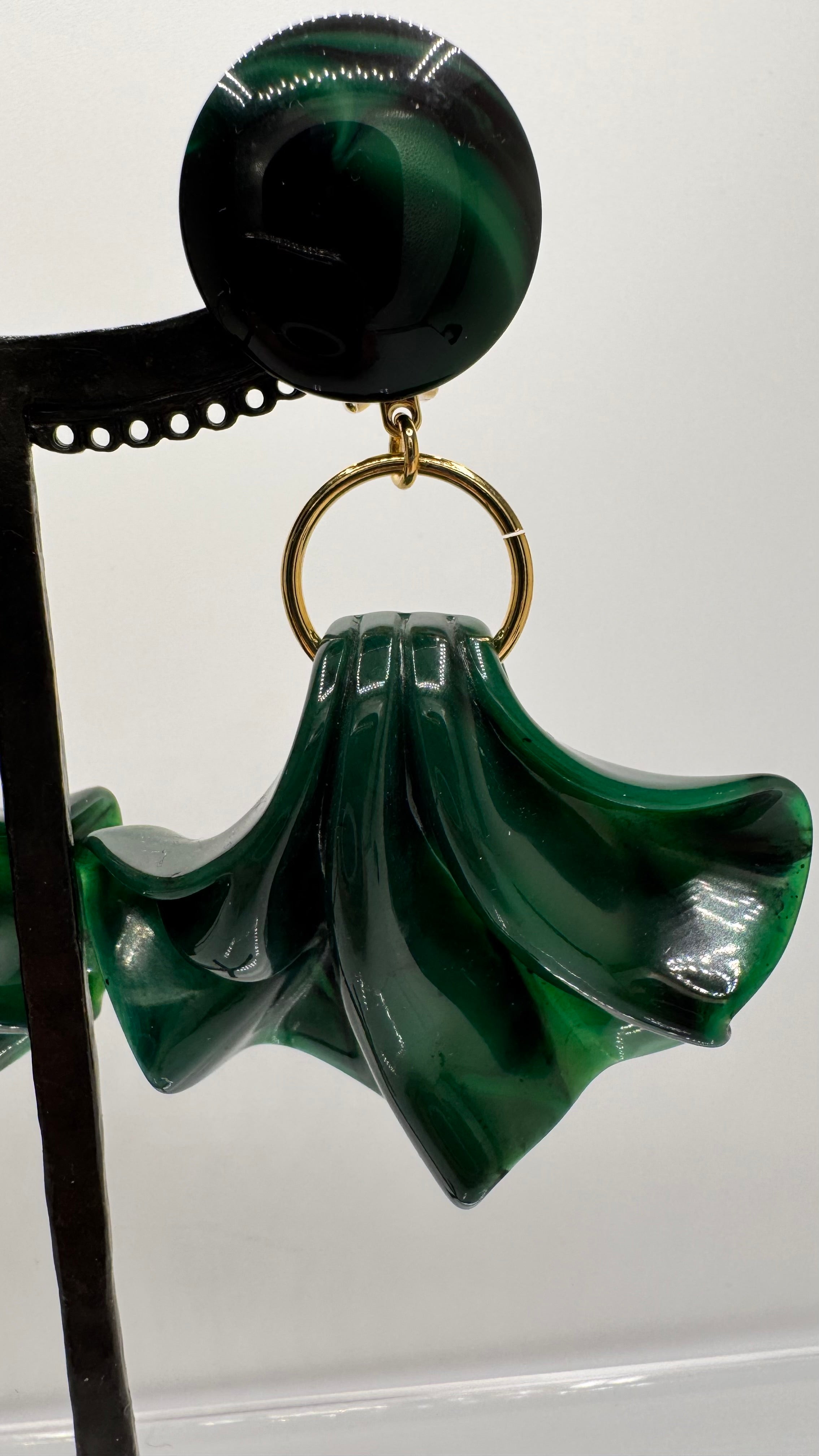 Boucles d’oreilles à clips, modèle Amélia, taille moyenne
