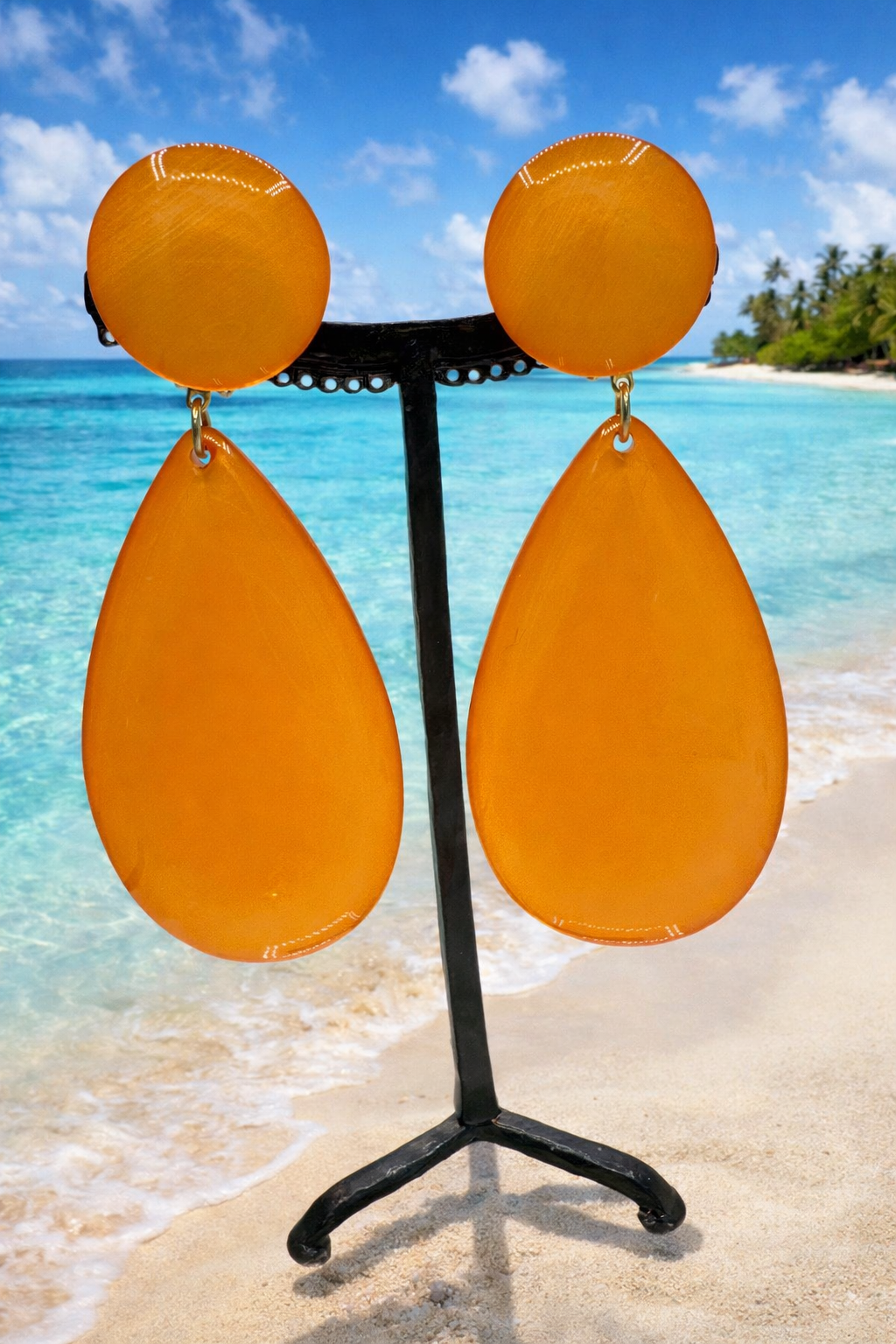 Boucles d’oreilles à clips, grand modèle Lima