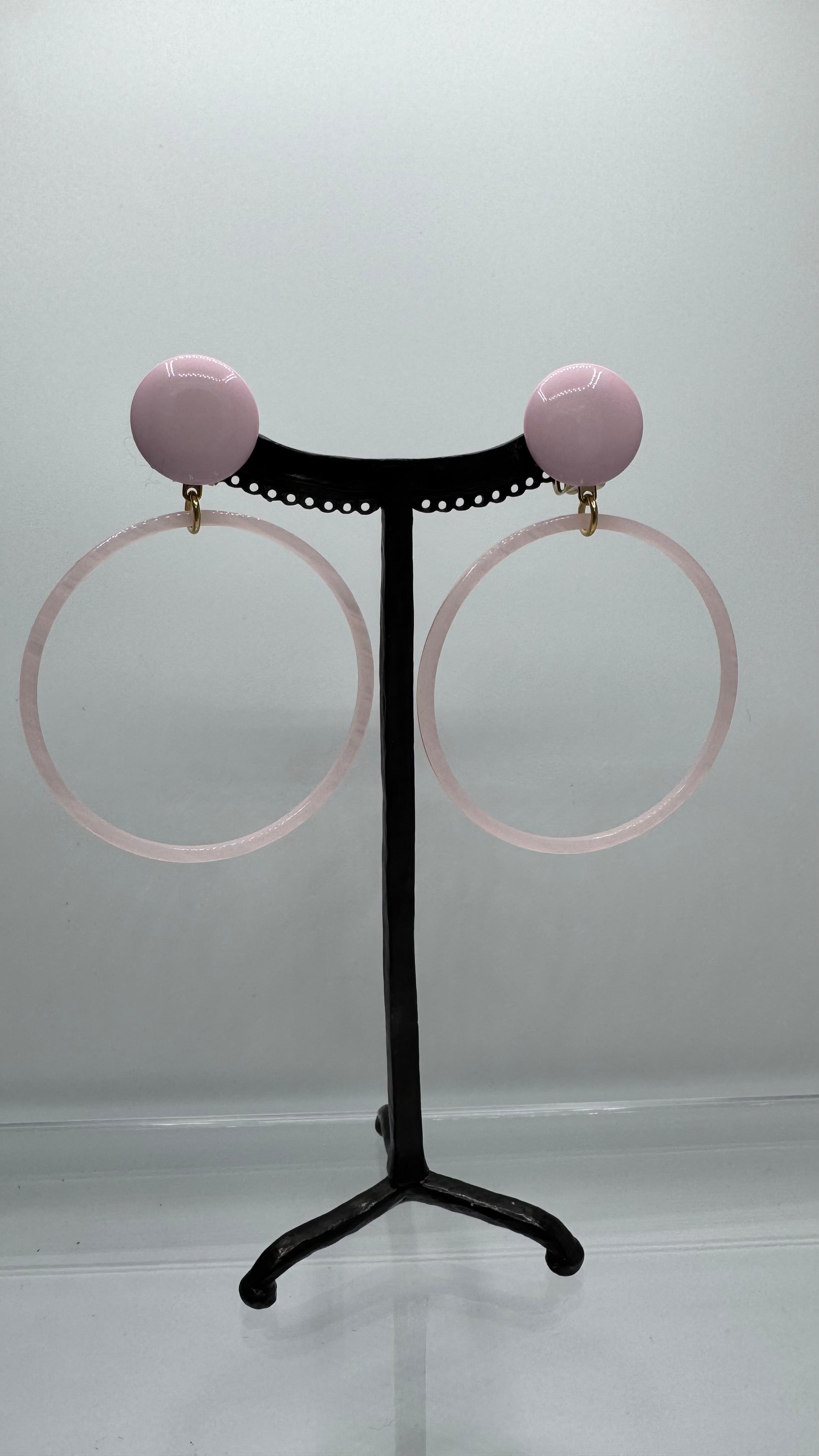Boucles d’oreilles à clips, taille moyenne, très légère