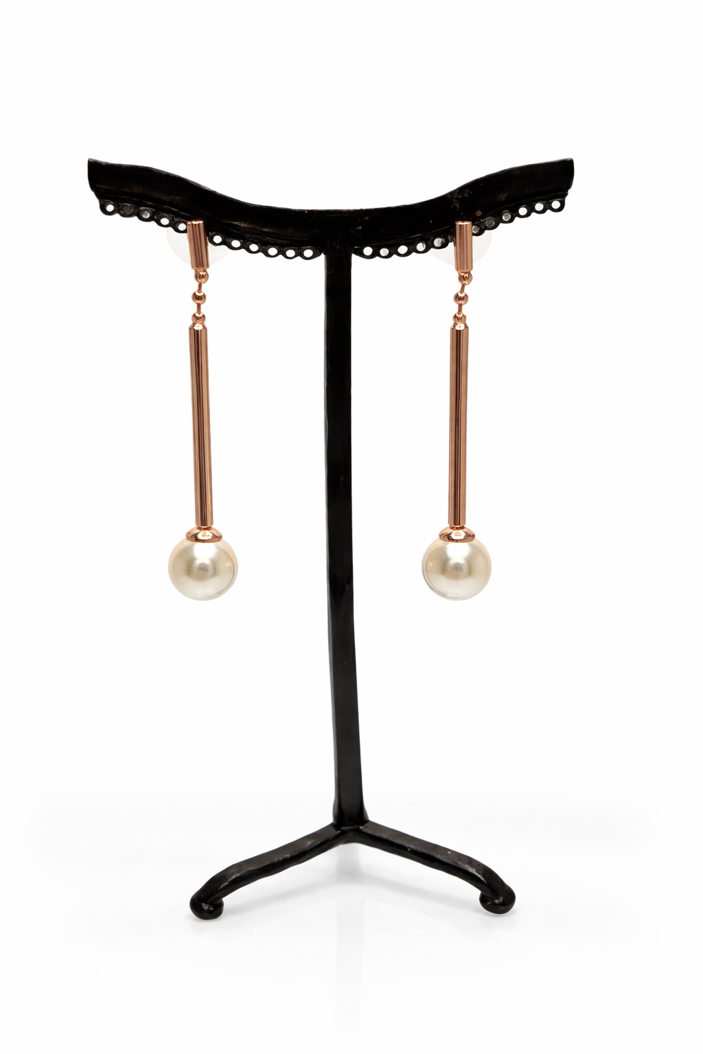 Boucles d’oreilles à clous, longue et légère