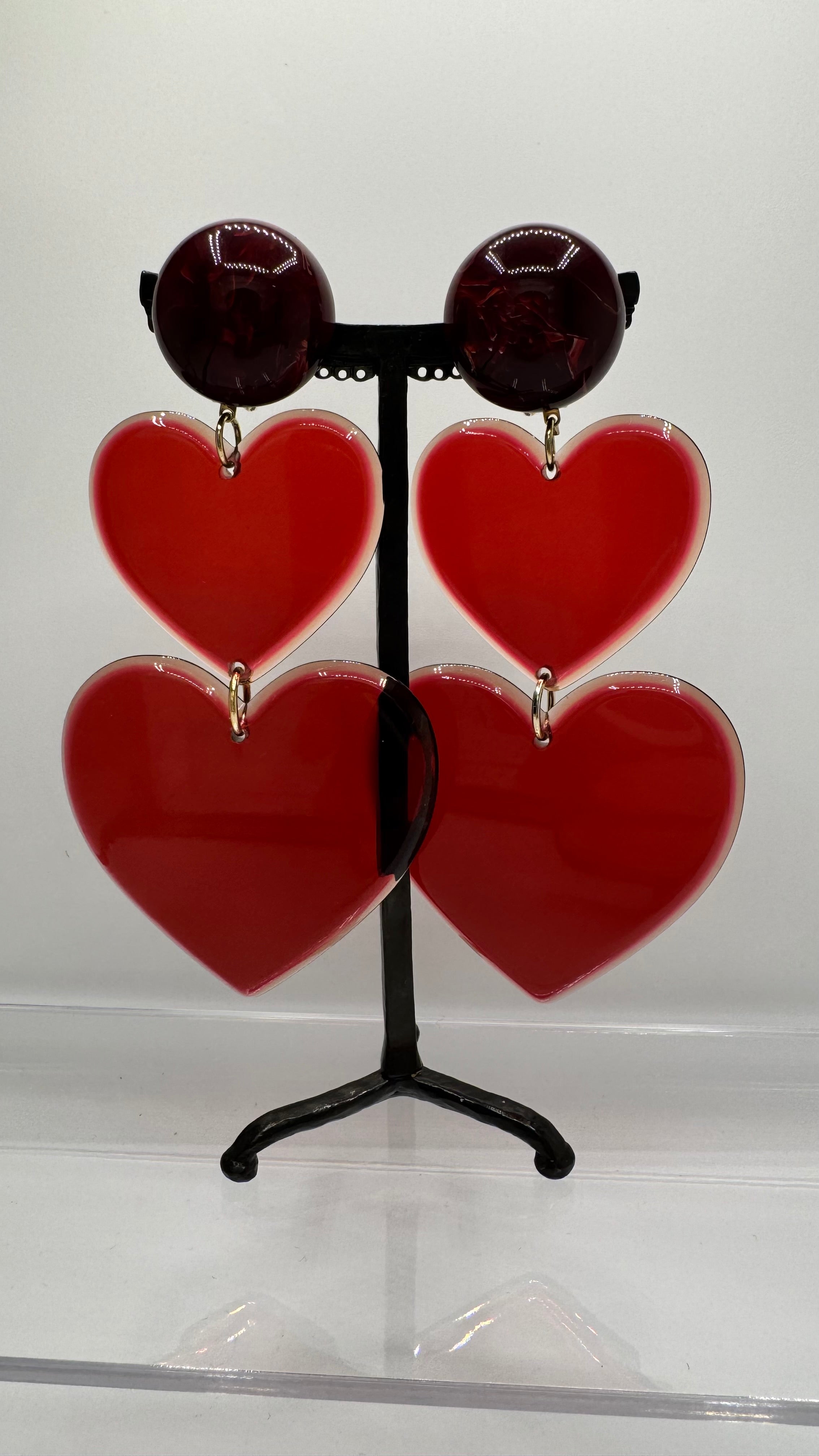 Boucles d’oreilles à clips, grand modèle