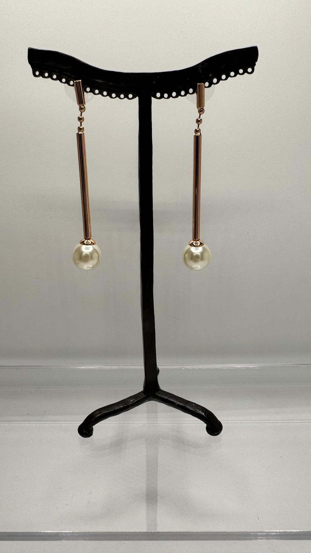 Boucles d’oreilles à clous, longue et légère