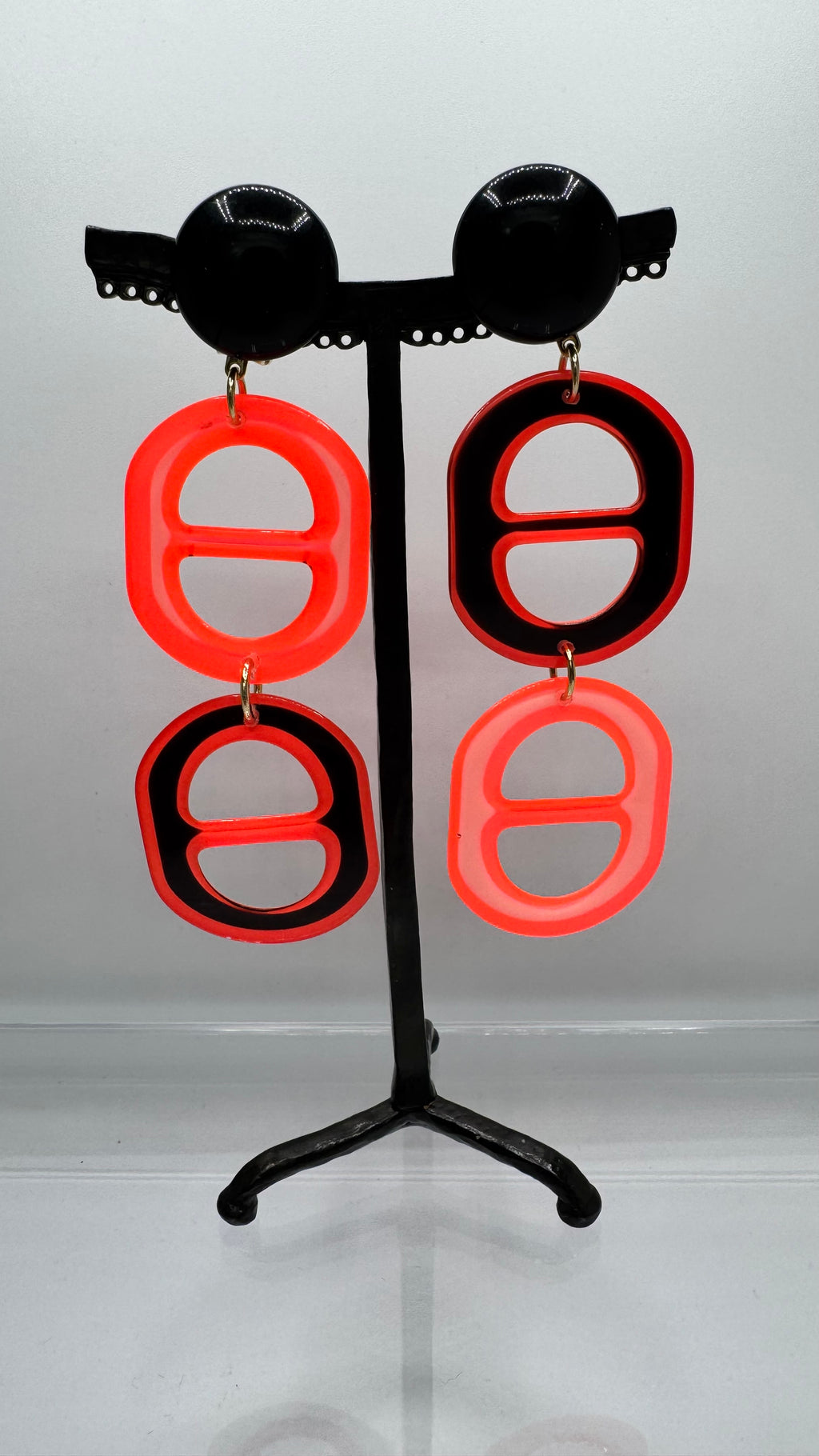 Boucles d’oreilles à clips, longue, légère