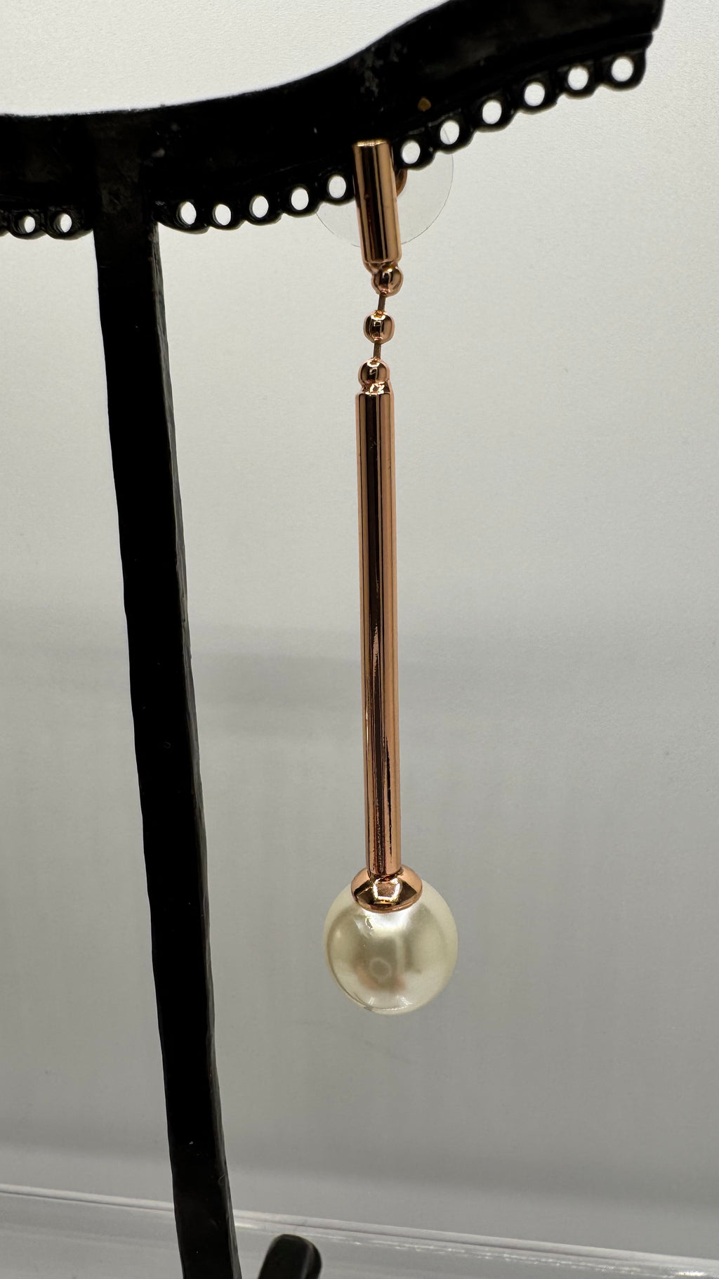 Boucles d’oreilles à clous, longue et légère