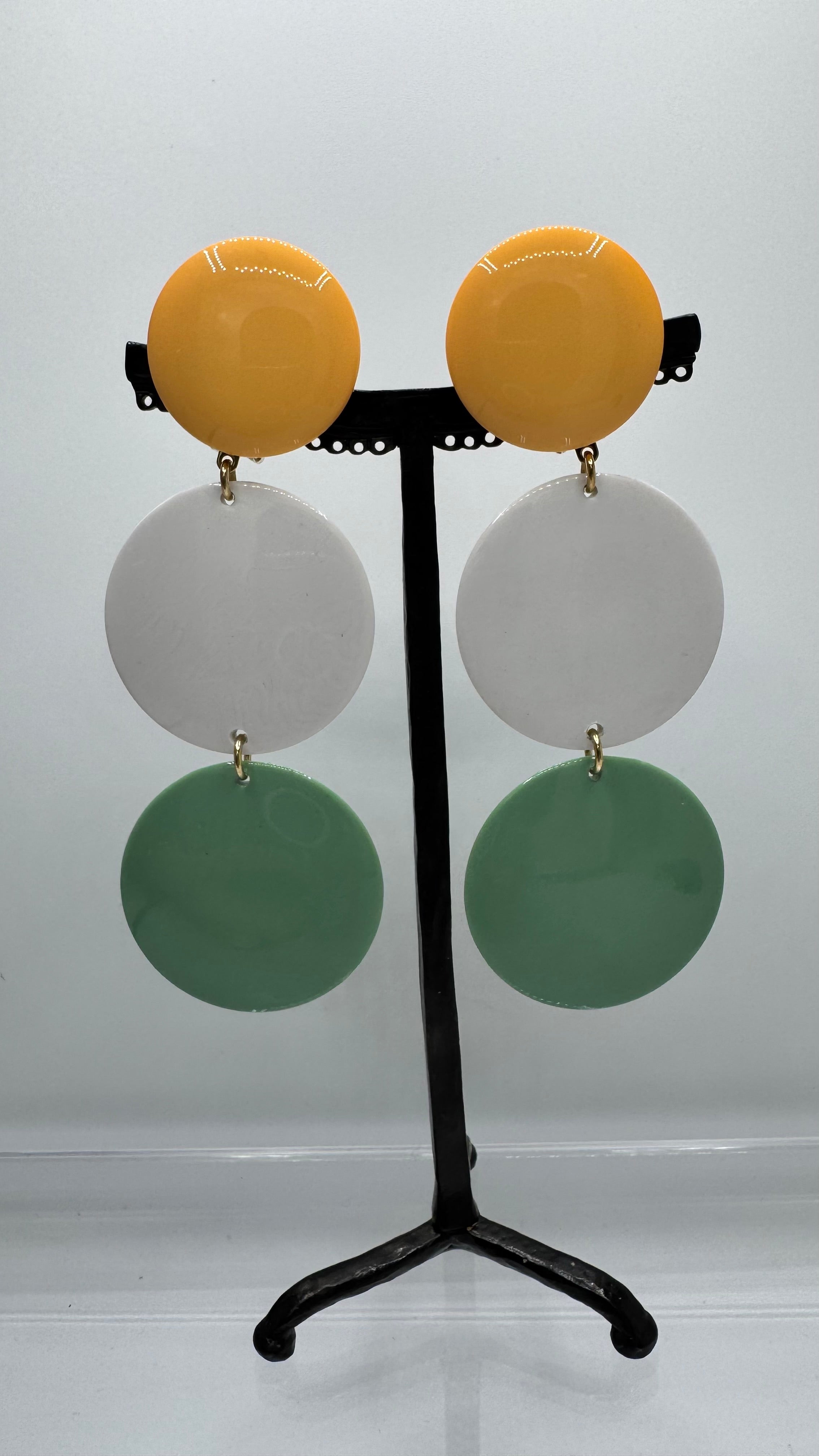 Boucles d’oreilles à clips, 3 couleurs, modèle long et léger