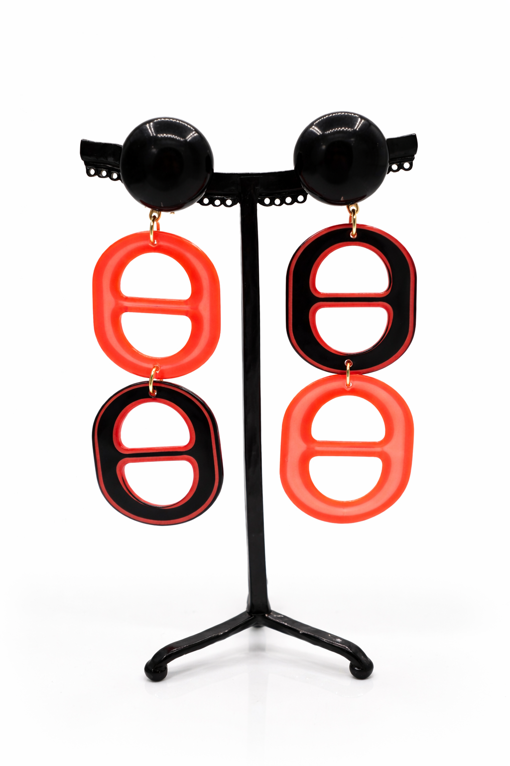 Boucles d’oreilles à clips, longue, légère